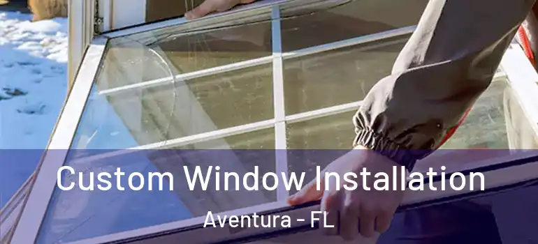  Custom Window Installation Aventura - FL