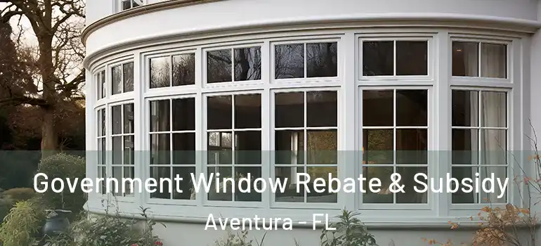  Government Window Rebate & Subsidy Aventura - FL
