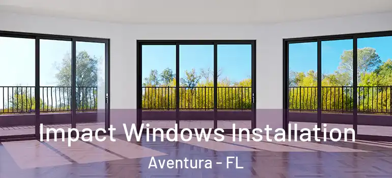  Impact Windows Installation Aventura - FL