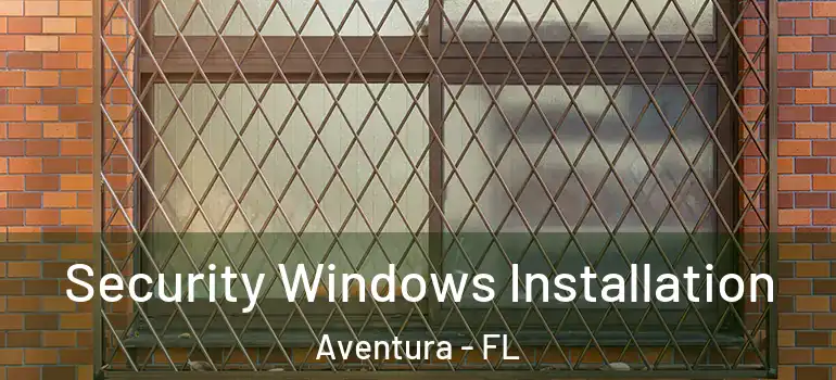  Security Windows Installation Aventura - FL