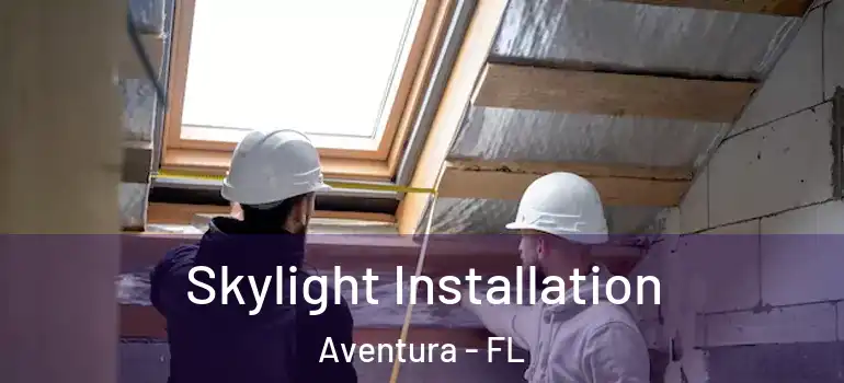  Skylight Installation Aventura - FL