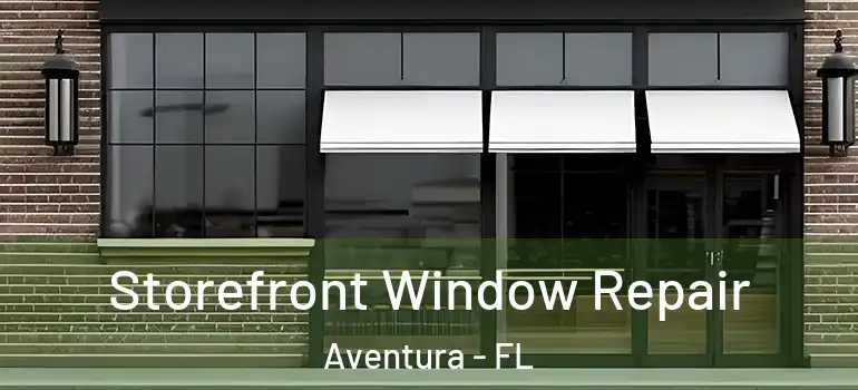  Storefront Window Repair Aventura - FL